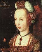 unknow artist Portrait of Mary of Burgundy oil painting on canvas